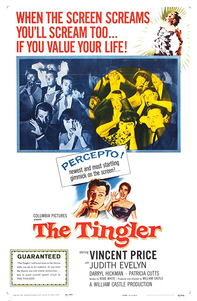 Horrible Imaginings Film Review: THE TINGLER in PERCEPTO - 60th Anniversary