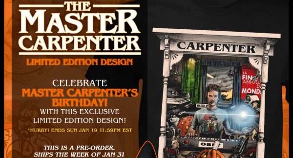 [News] Celebrate John Carpenter’s Birthday with Fright-Rags’ Limited Edition Design