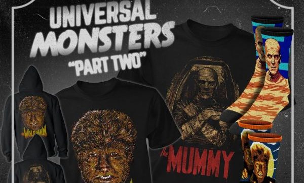 [News] THE WOLF MAN, THE MUMMY, THEY LIVE Apparel Available from Fright-Rags