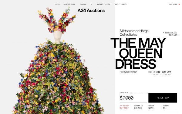 [News] A24 Launches A24 Auctions to Raise COVID-19 Relief Funds for New York Charities