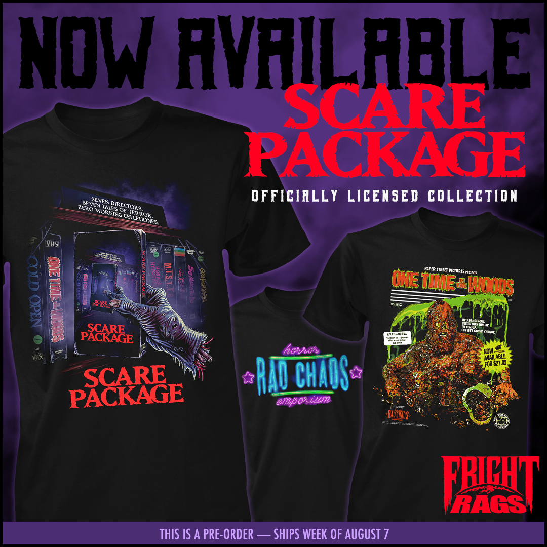 [News] Get Nostalgic with SCARE PACKAGE, Universal Monsters Apparel & More From Fright-Rags