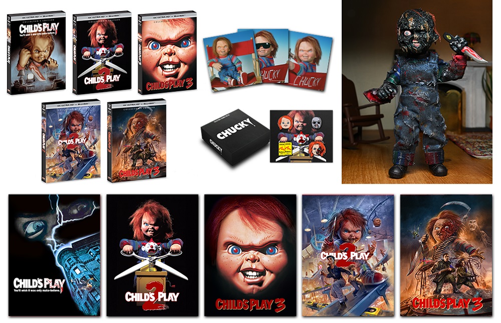 [News] Chucky Comes Stalking Again in Child’s Play, Child’s Play 2 & Child’s Play 3 (4K UHD Collector’s Editions)