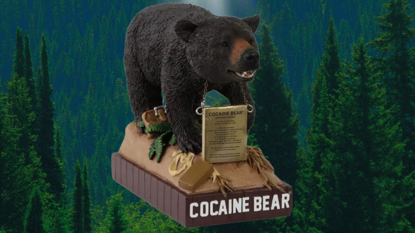 [News] First COCAINE BEAR Bobblehead Unveiled